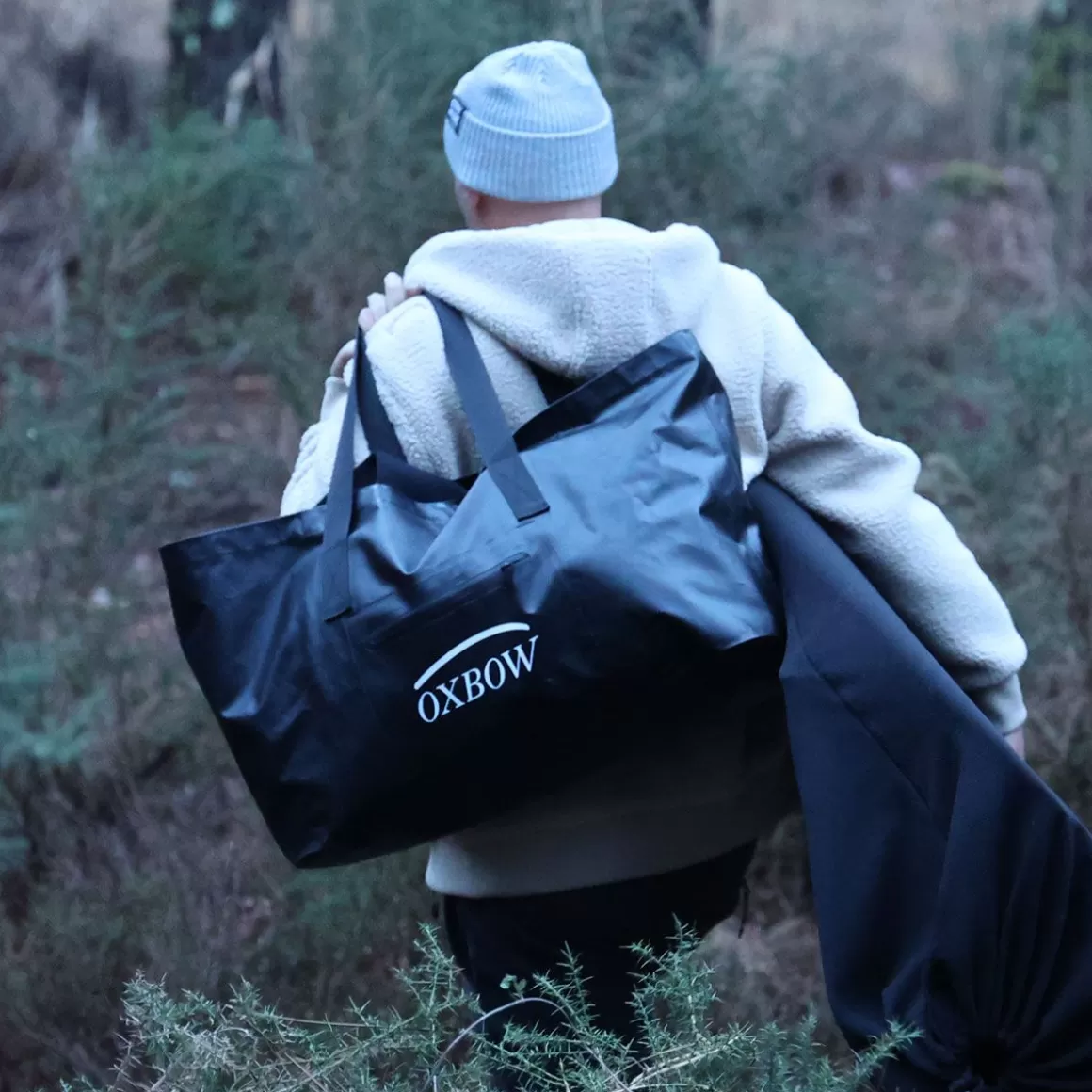 OXBOW Beach bag KALIMAN - Noir Black Fashion