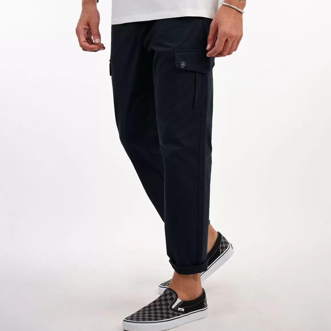 OXBOW Cargo pants RAGGY - Black Best Sale