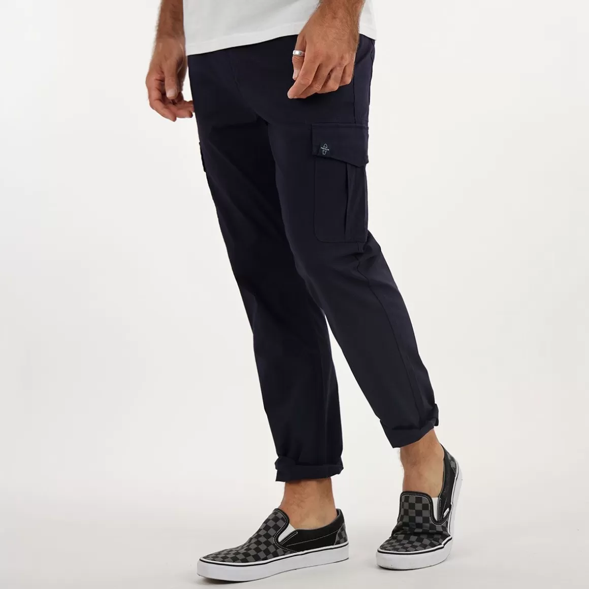 OXBOW Cargo pants RAGGY - Deep Marine Store