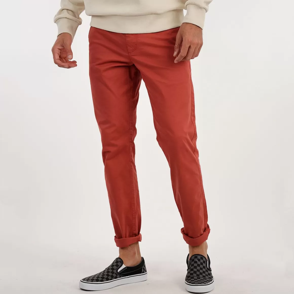 OXBOW Chino pants REANO - Cannelle Flash Sale
