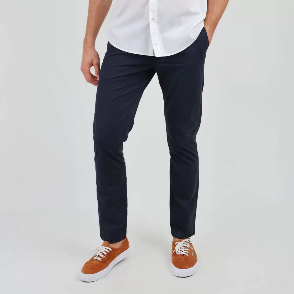 OXBOW Chino pants REANO - Deep Marine Cheap