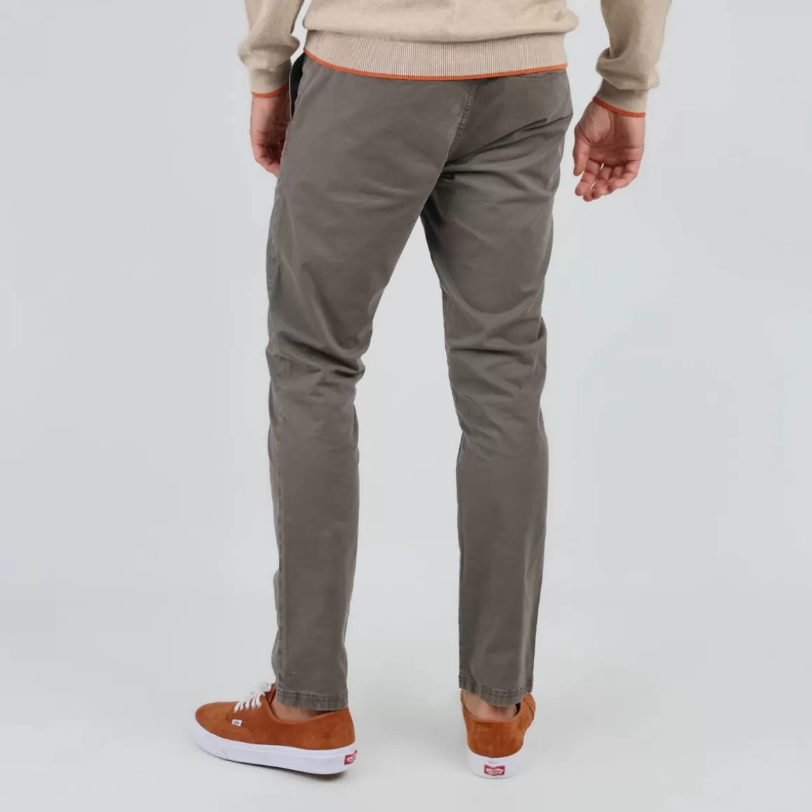 OXBOW Chino pants REANO - Vetiver Flash Sale