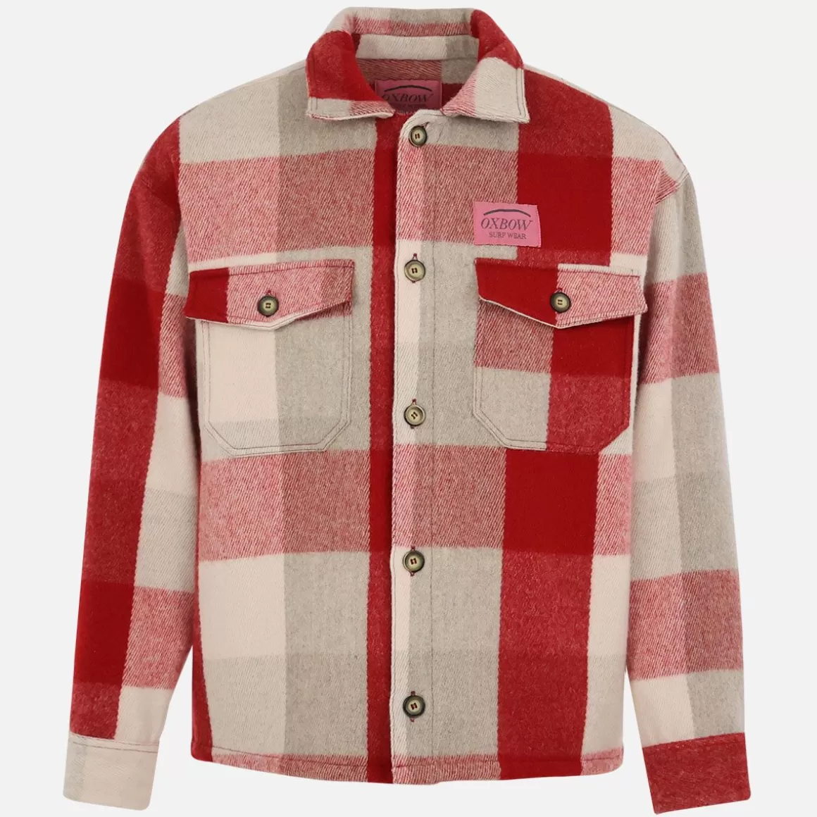 OXBOW COLLECTOR Overshirt IAN - Deep Red Shop