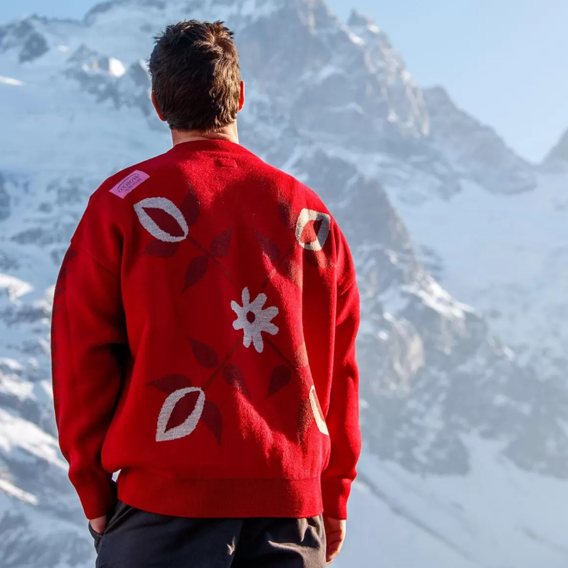 OXBOW COLLECTOR Sweater ALEXANDRE - Deep Red Flash Sale