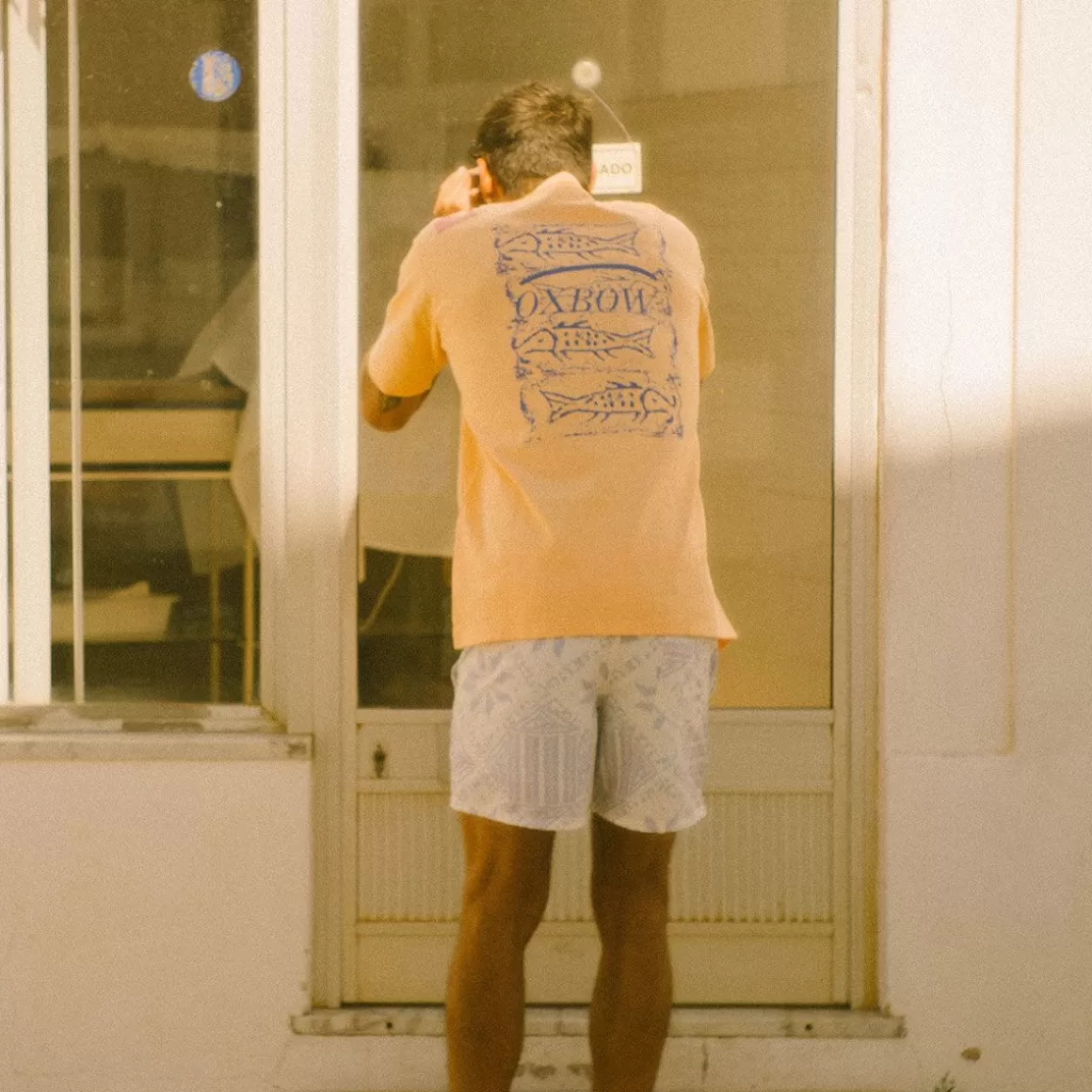 OXBOW COLLECTOR Tee-Shirt  FABRICE - Abricot Solarisé Solarized Abricot Shop
