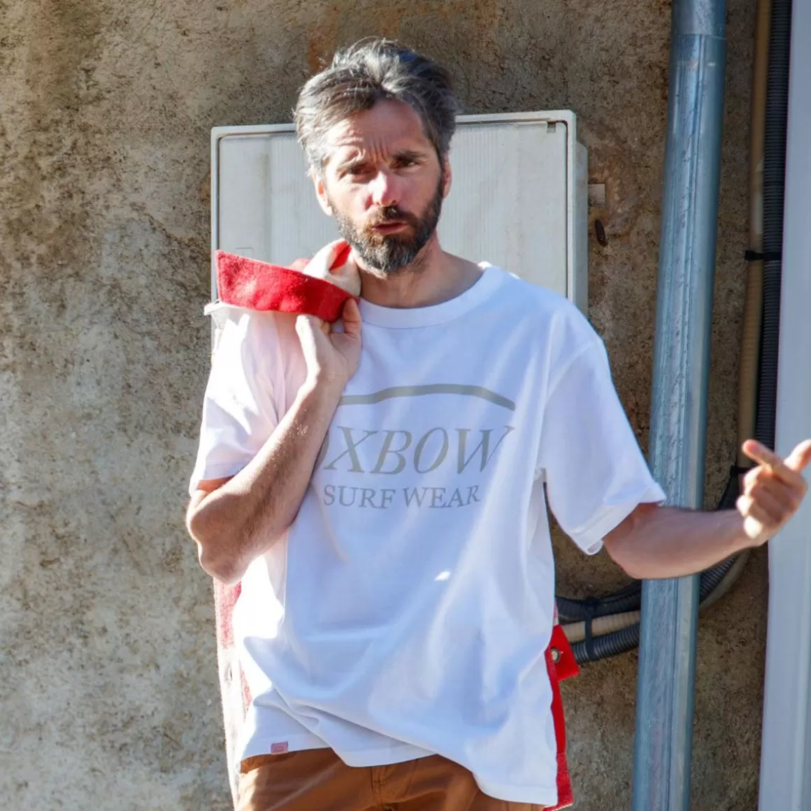 OXBOW COLLECTOR Tee-Shirt MATTHEW - Blanc White Discount