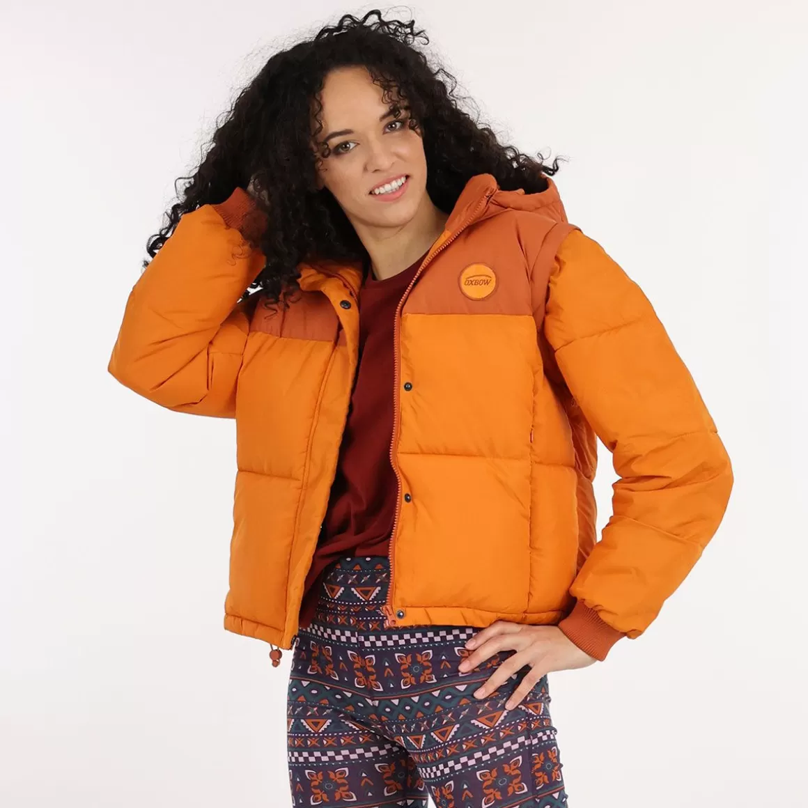 OXBOW Down jacket JOEY - Ginger Sale