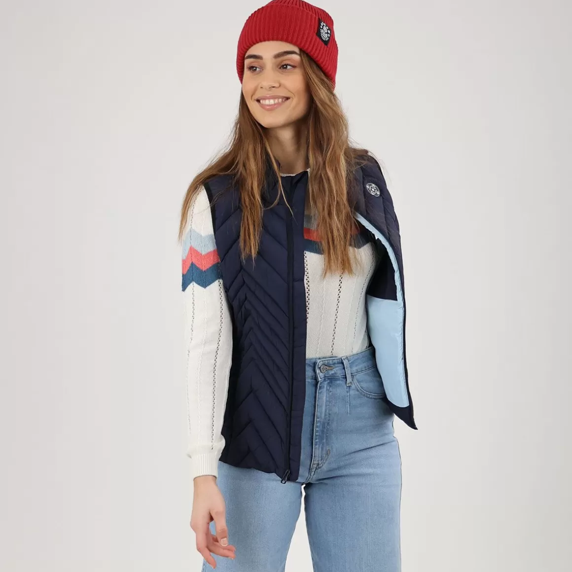 OXBOW Down jacket JUNA - Deep Marine Store