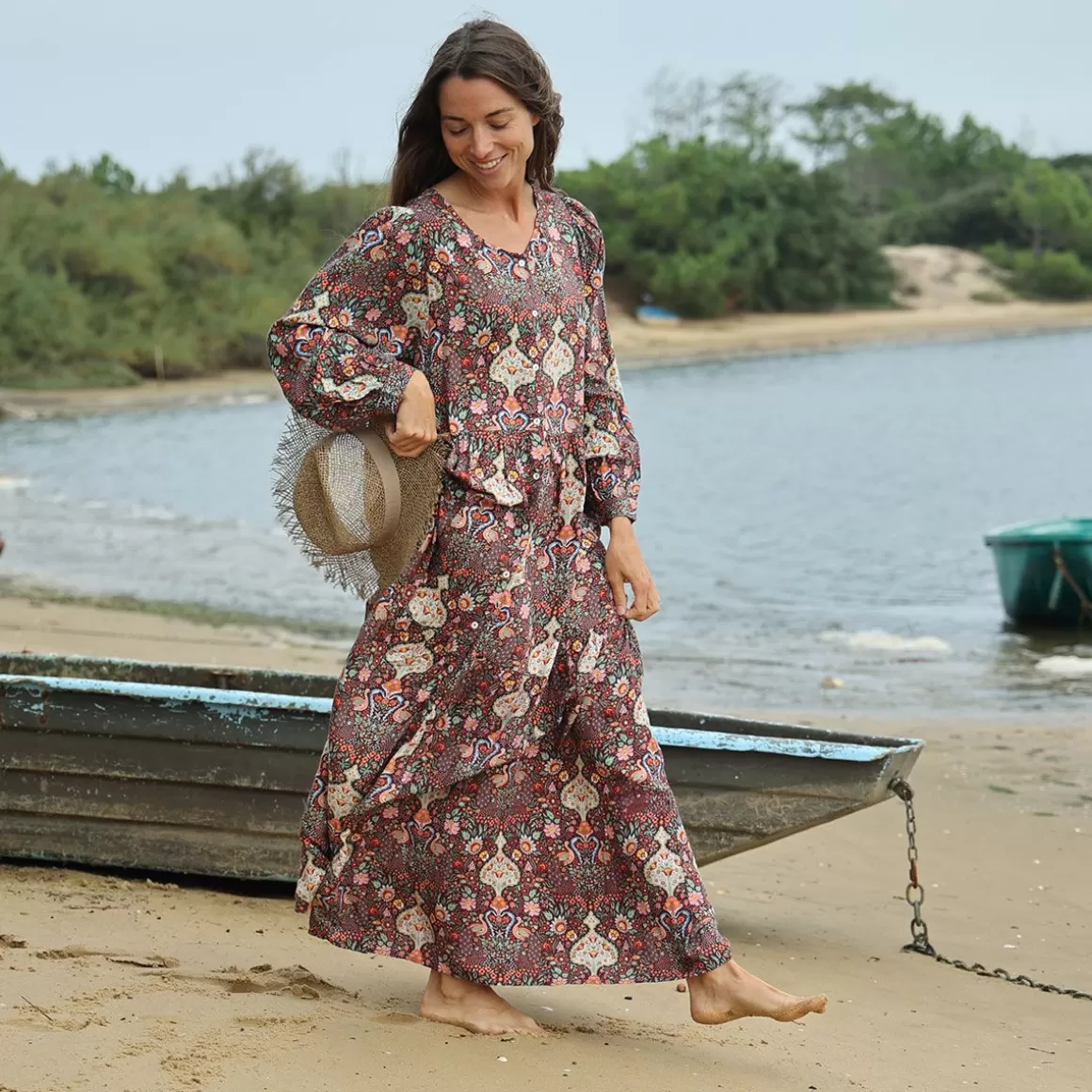 OXBOW Dress DESMOND - Terre Brulée Terre Brulu00e9e Shop