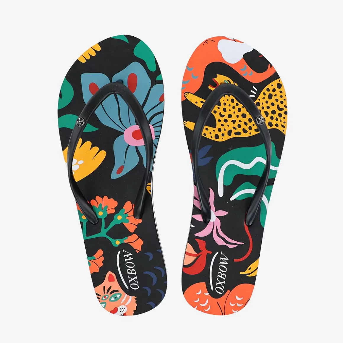 OXBOW Flip-Flops VIRTILIM - Black Sale