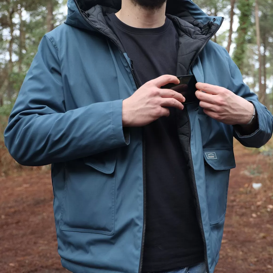 OXBOW Jacket JARNOD - Noir Black Discount