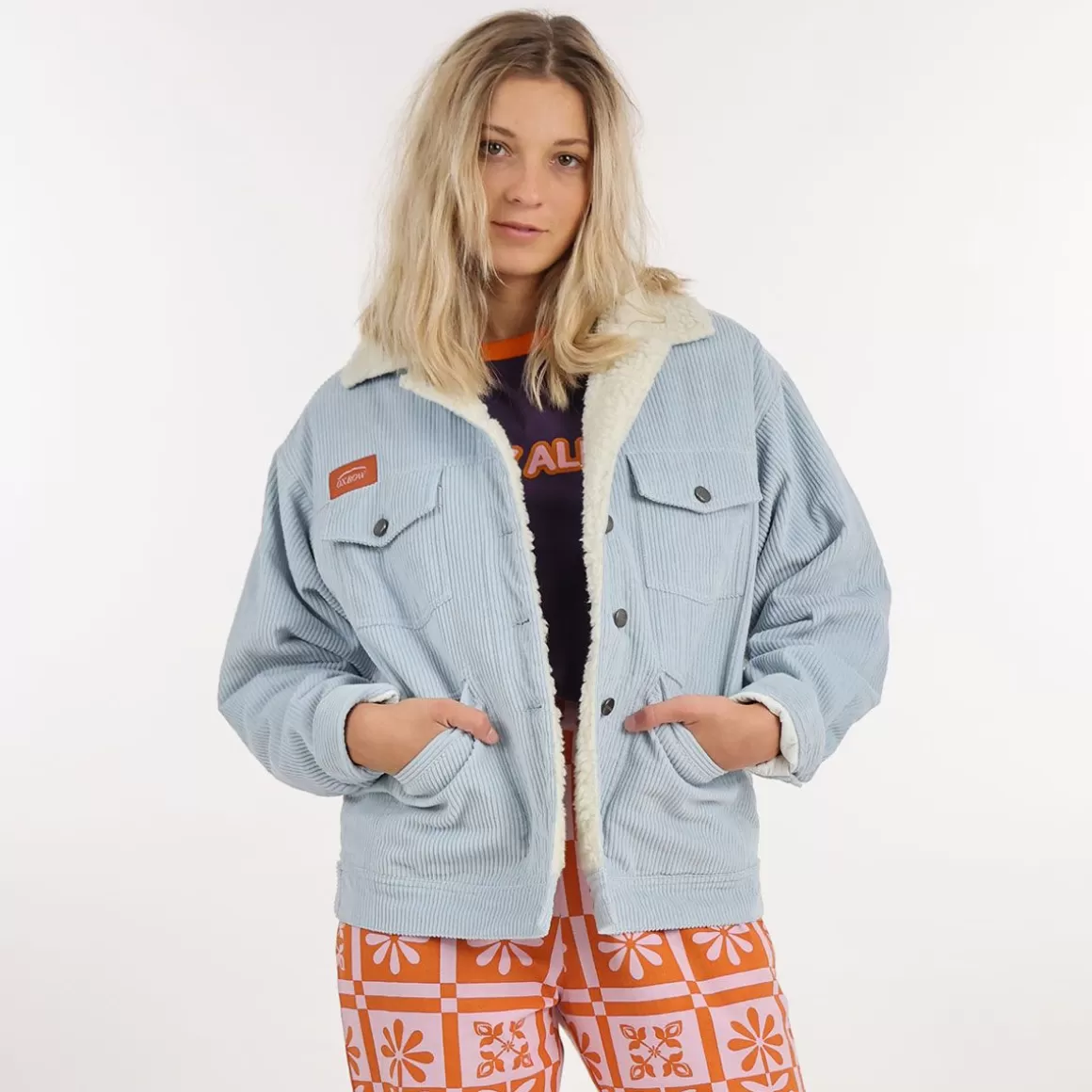 OXBOW Jacket JESSIE - Light Blue Outlet