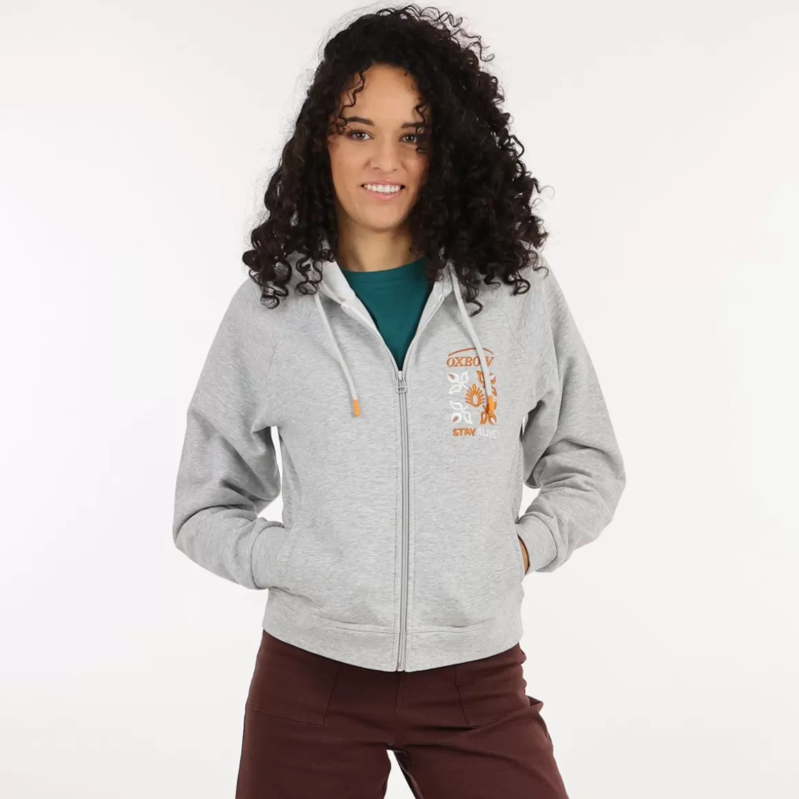 OXBOW Jacket SIMOLIS - Gris Chiné Heather Grey Discount