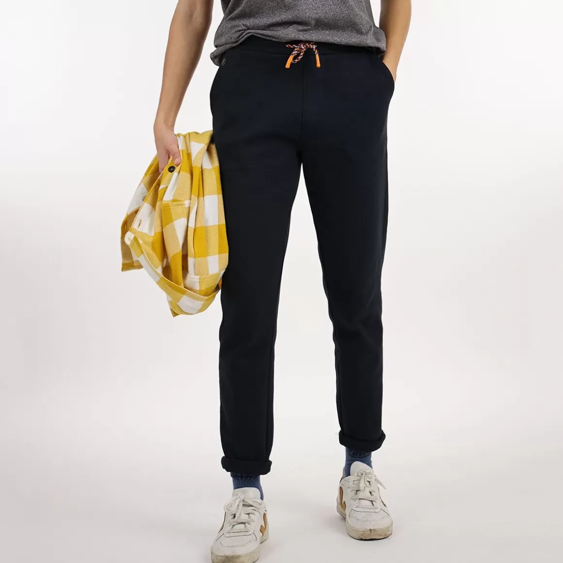 OXBOW Jog pants DRASIK - Noir Black Discount