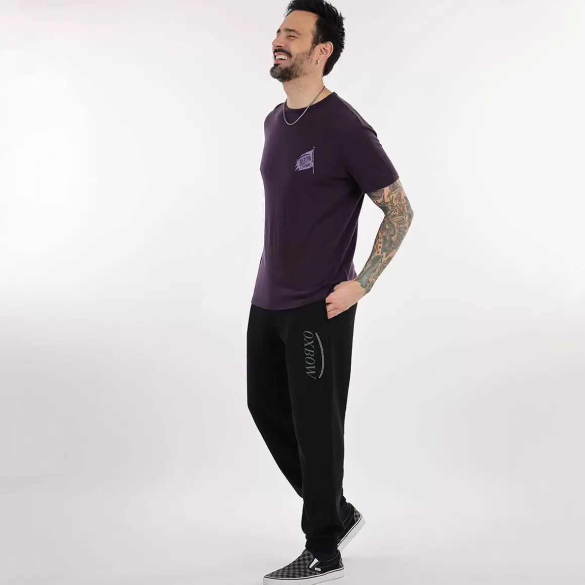 OXBOW Jog pants MARCADAU - Noir Black Shop