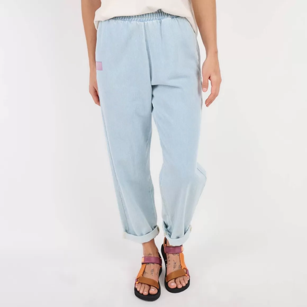 OXBOW Jogpants RYANNI - Light Blue Cheap