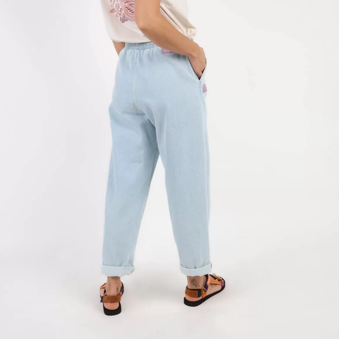OXBOW Jogpants RYANNI - Light Blue Cheap