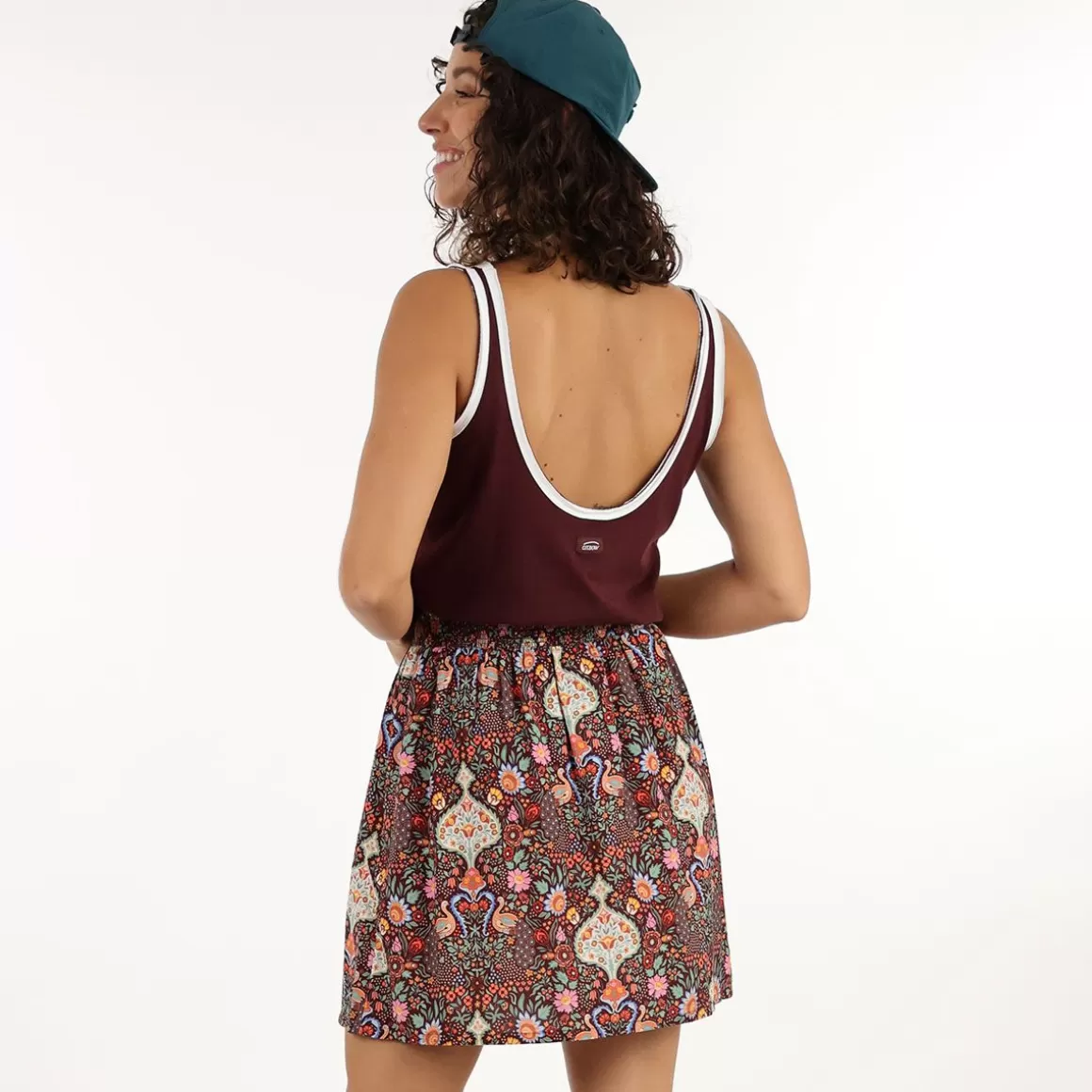 OXBOW Mini skirt UGOLINA - Terre Brulée Terre Brulu00e9e Sale