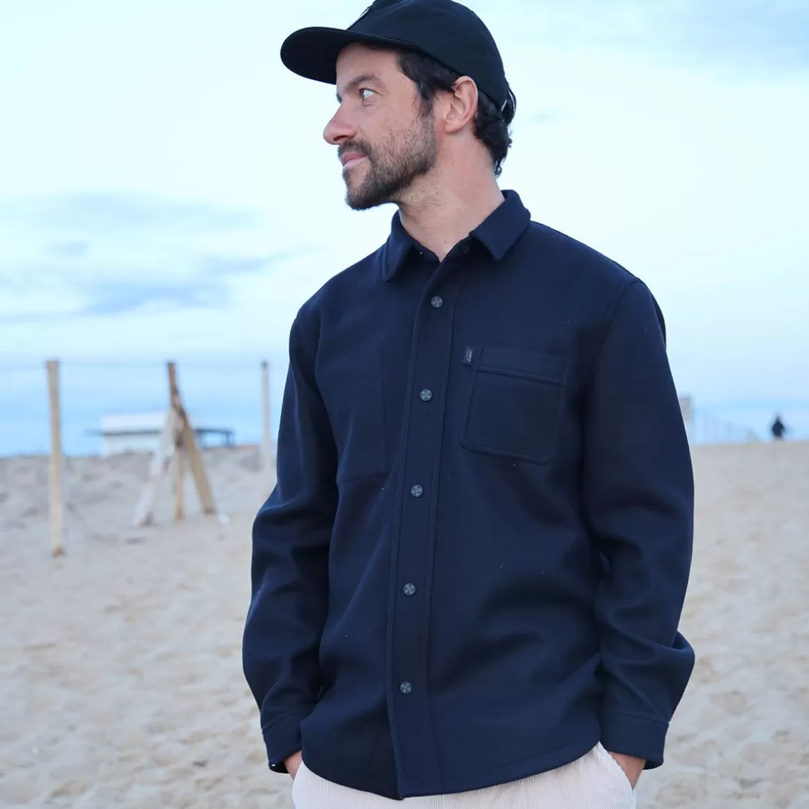 OXBOW Overshirt SIGFRID - Deep Marine New