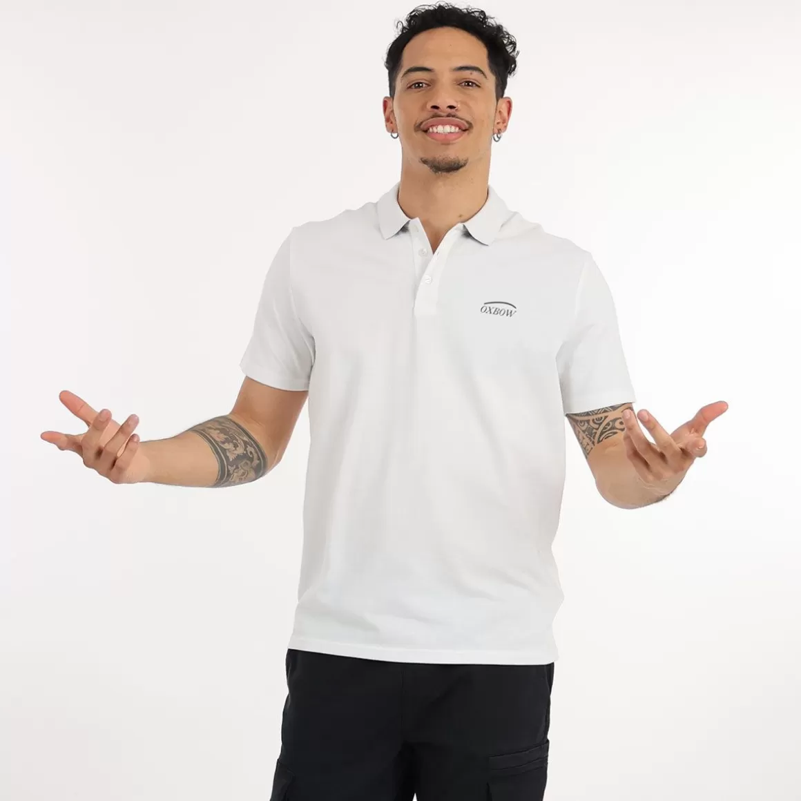 OXBOW Polo NOROLF - Blanc White Cheap