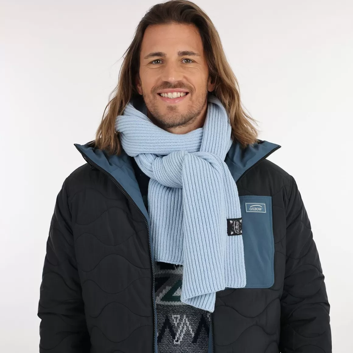 OXBOW Scarf ELO - Bleu Glacier Blue Glacier Online