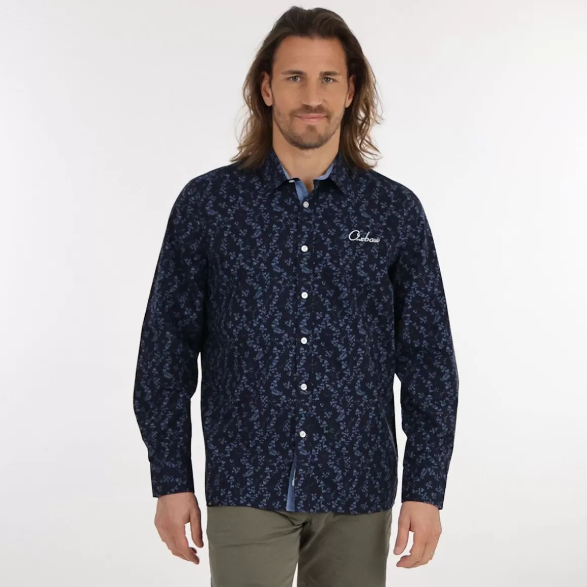 OXBOW Shirt CERLING - Deep Marine Cheap