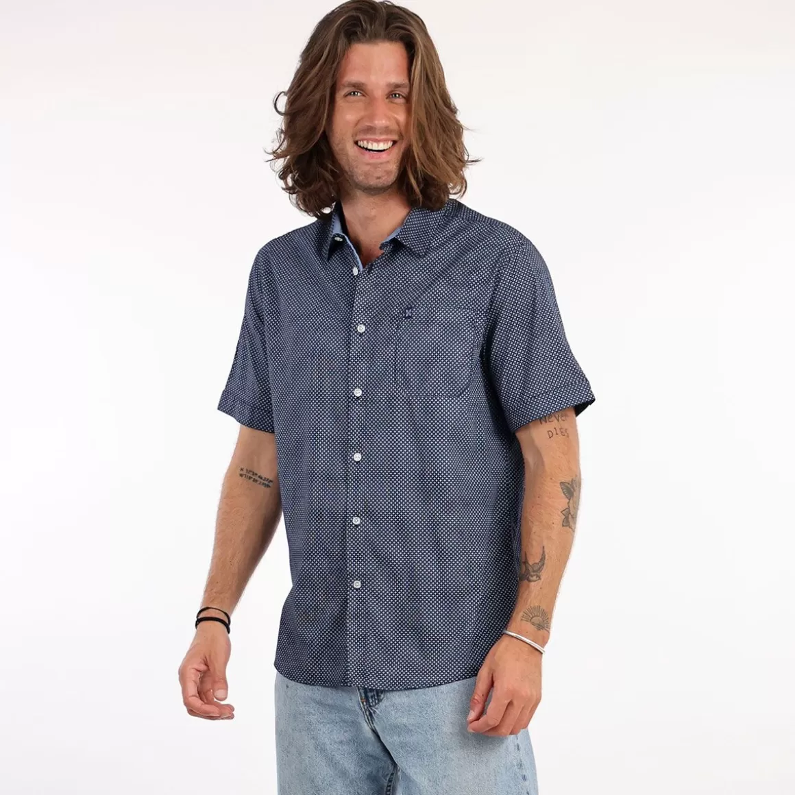 OXBOW Shirt CHAKS - Deep Marine Cheap