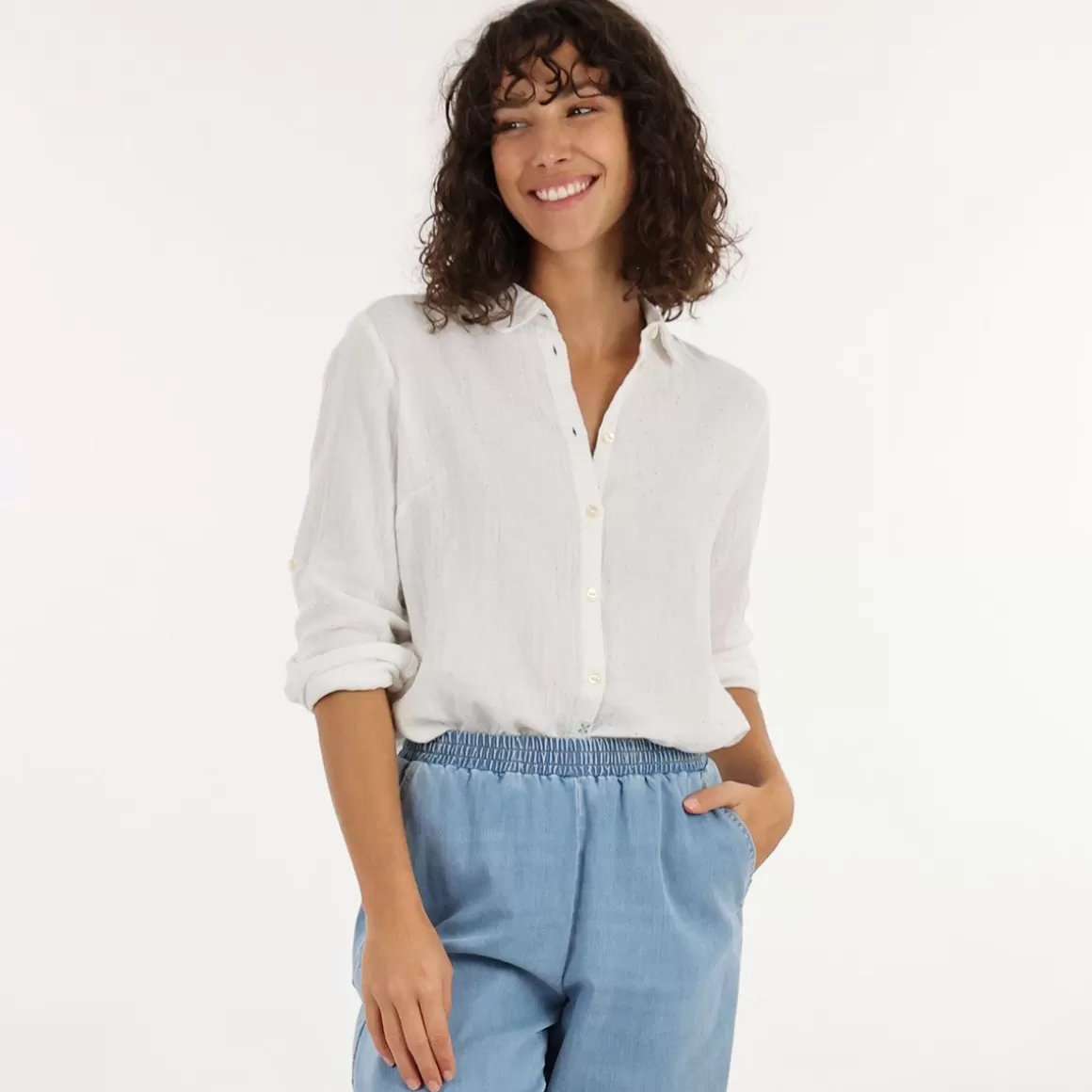 OXBOW Shirt CHARLIE - White Hot