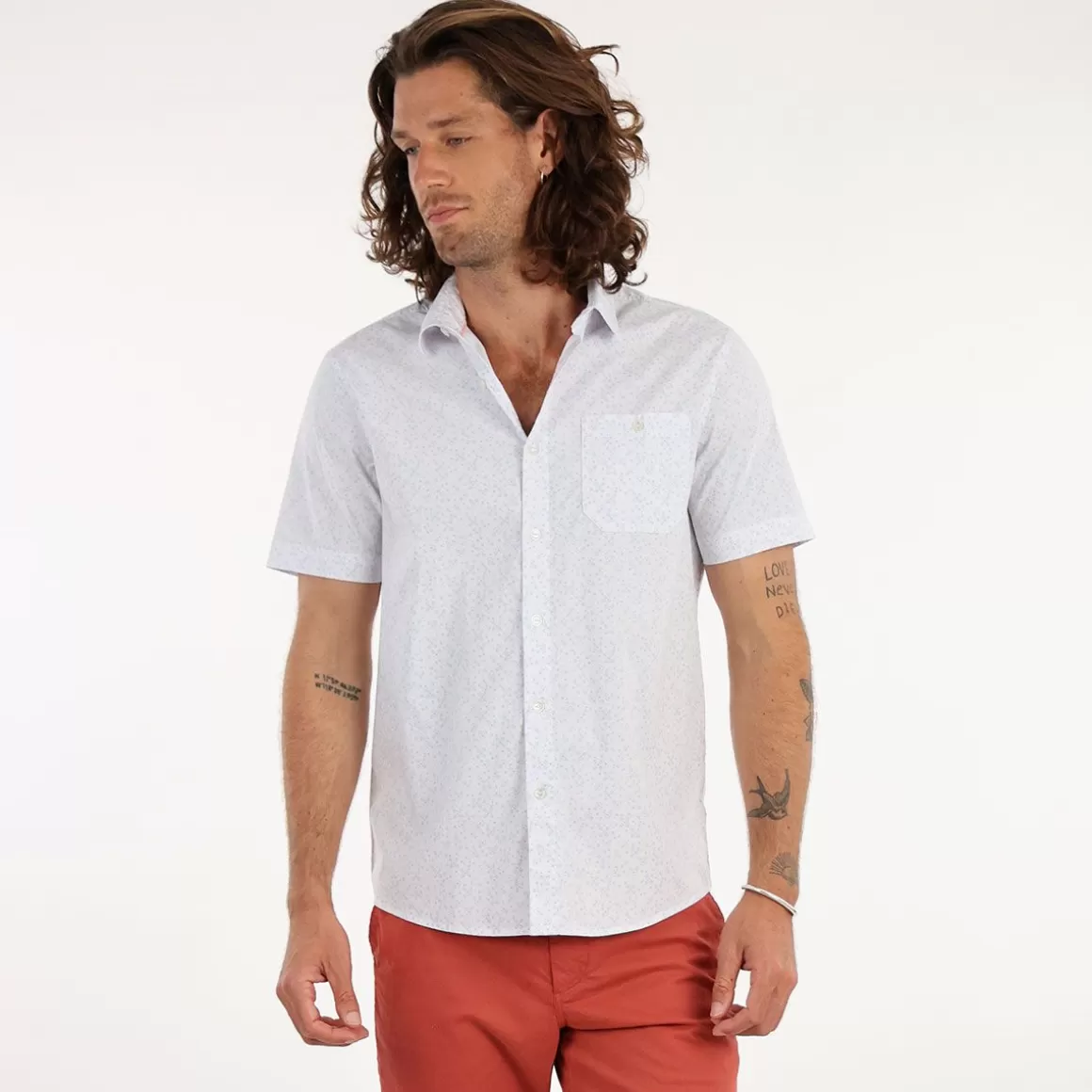 OXBOW Shirt CHEPRIM - White Cheap