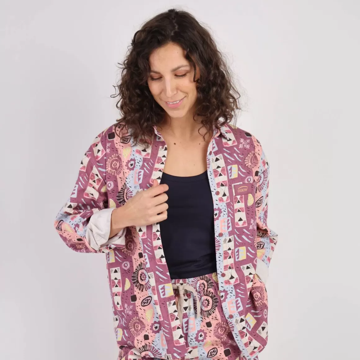 OXBOW Shirt CHINZA - Açaï Au00e7au00ef Online