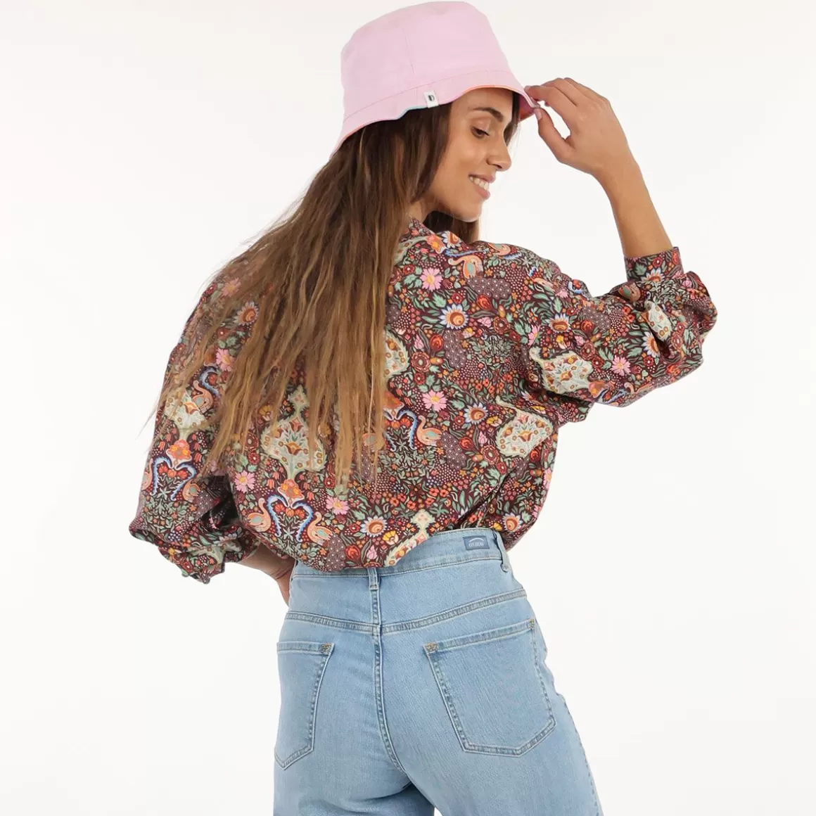 OXBOW Shirt CHINZO - Terre Brulée Terre Brulu00e9e Outlet