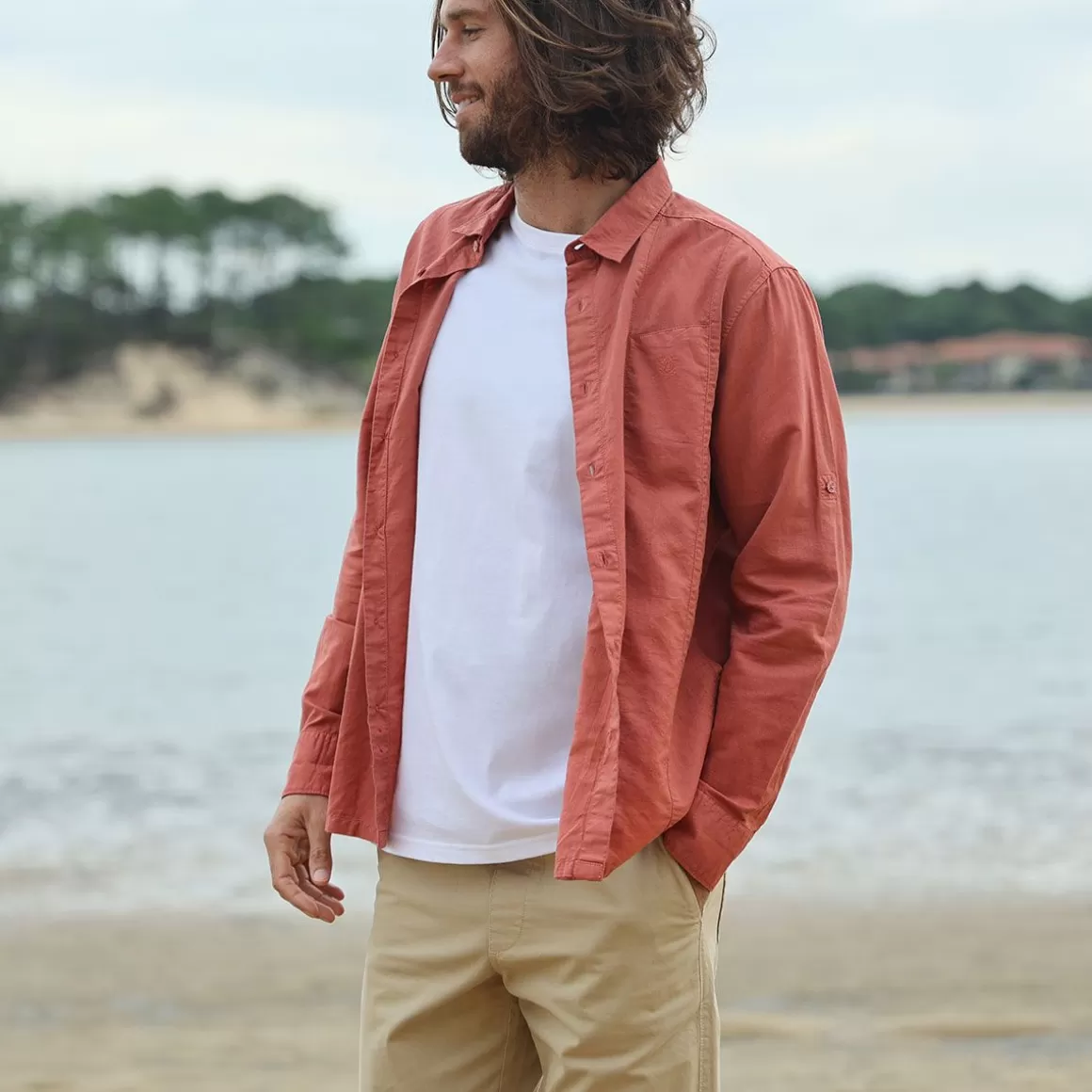 OXBOW Shirt CHRISTA - Cannelle Flash Sale