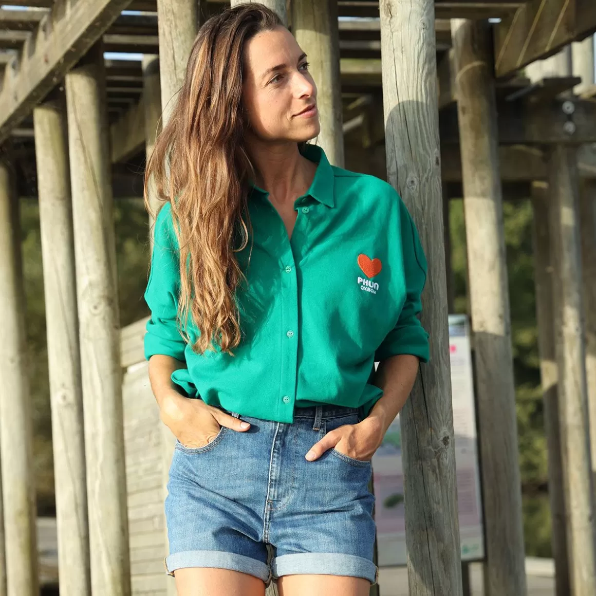 OXBOW Shirt CHRISTINE - Palm Green Store