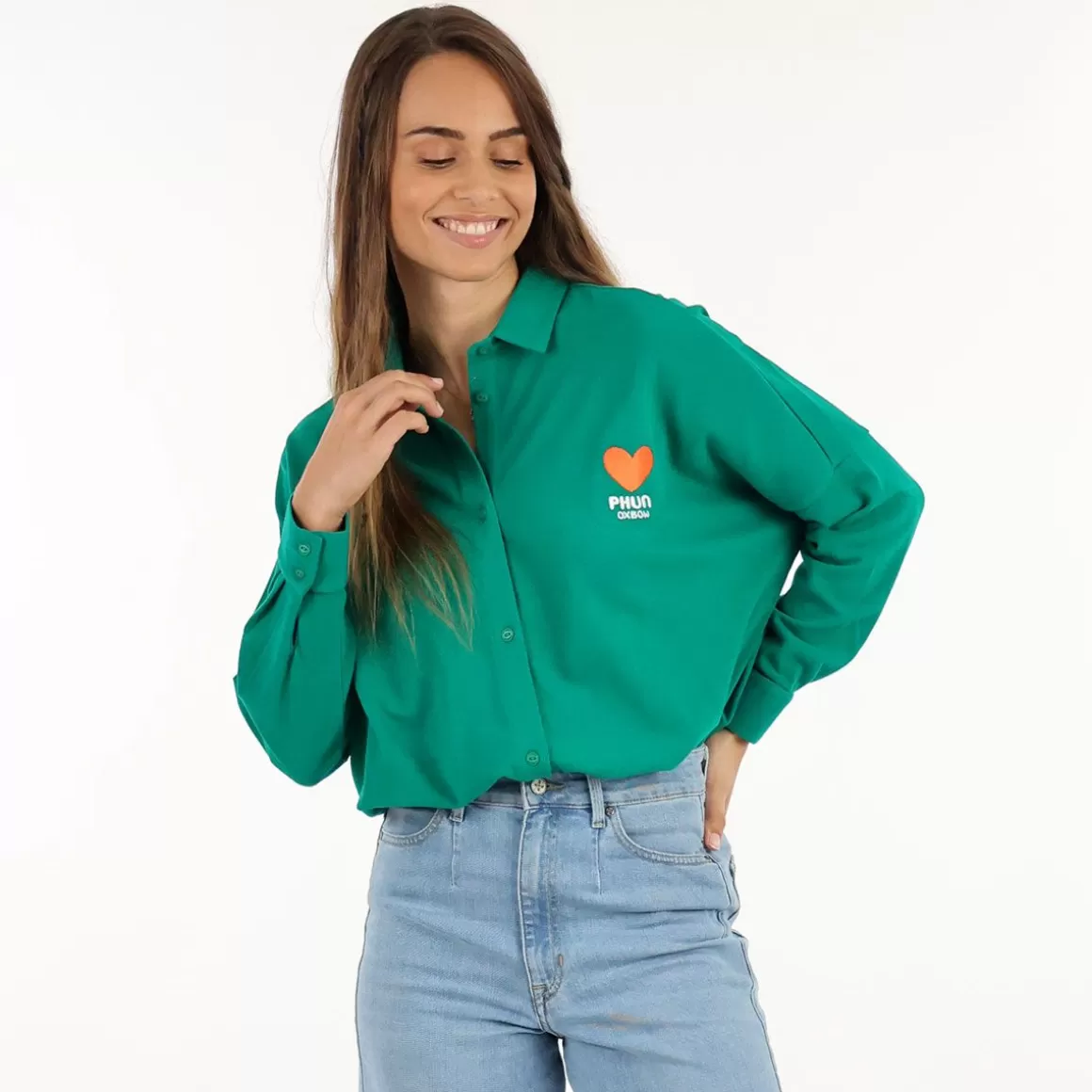 OXBOW Shirt CHRISTINE - Palm Green Store