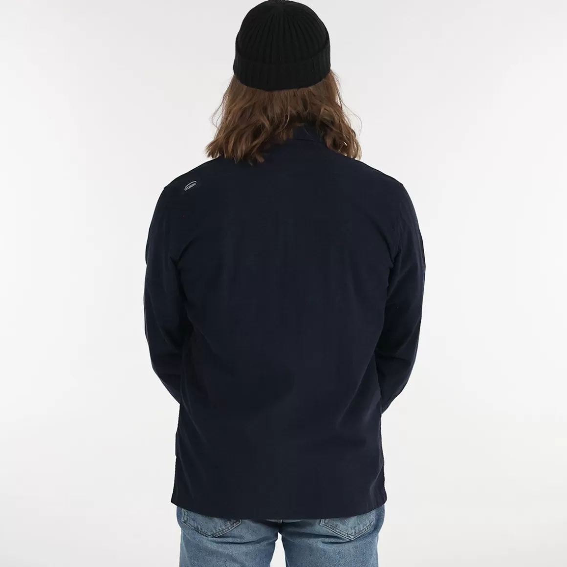 OXBOW Shirt CORTIL - Deep Marine Cheap