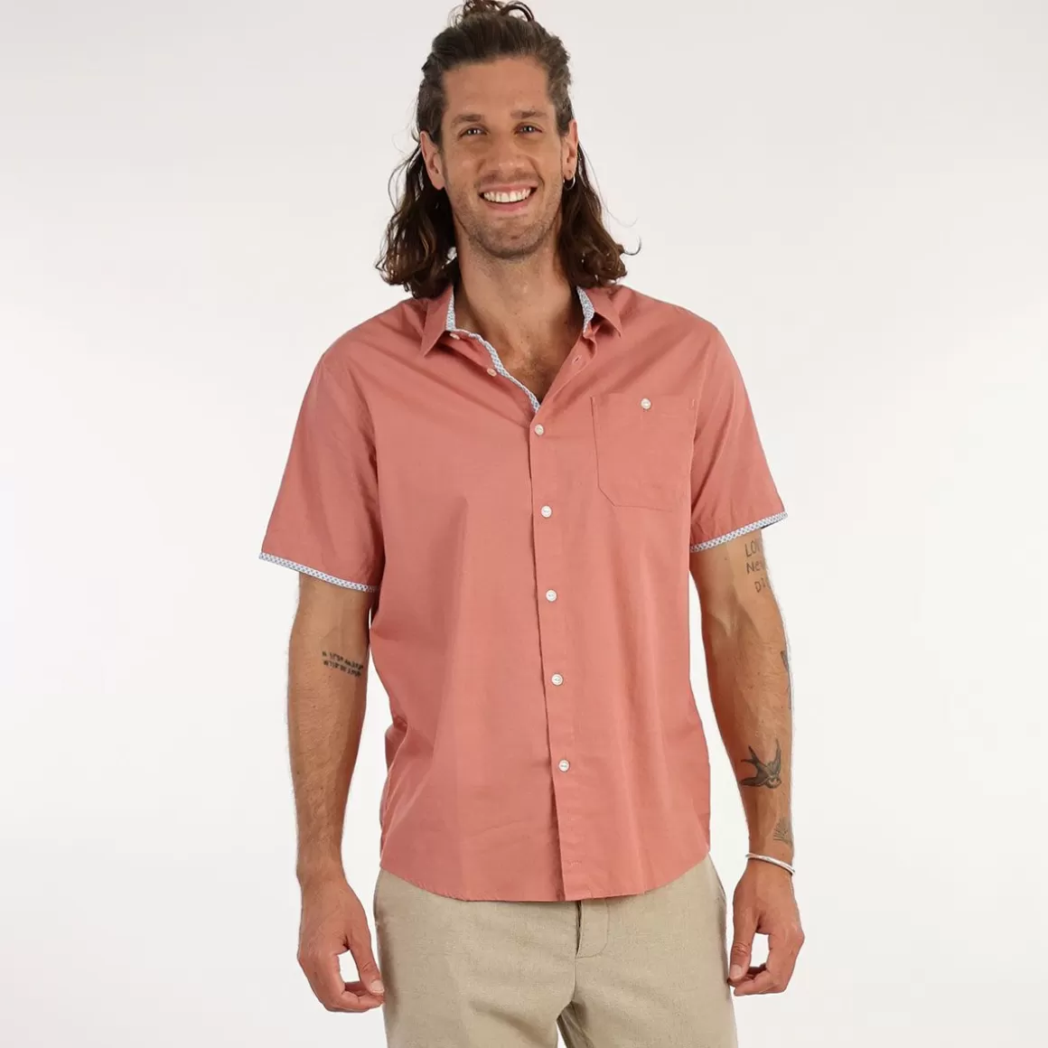 OXBOW Shirt CORY - Sienne Cheap