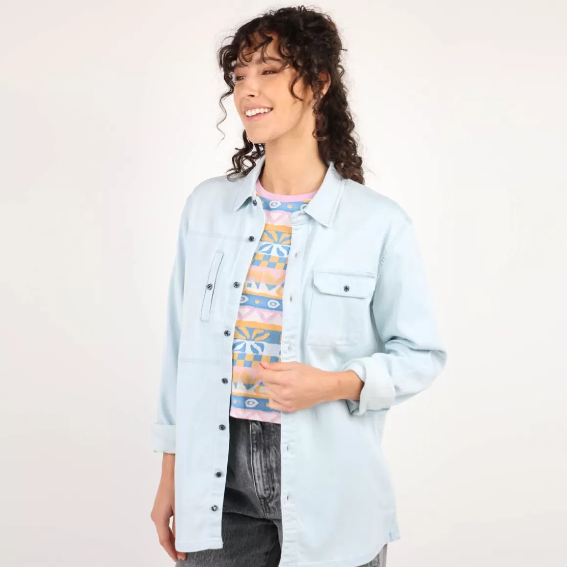OXBOW Shirt CRAND - Light Blue New