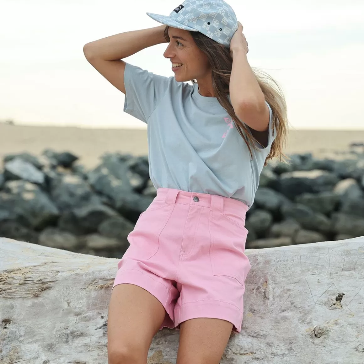 OXBOW Shorts OKITA - Goyave Cheap