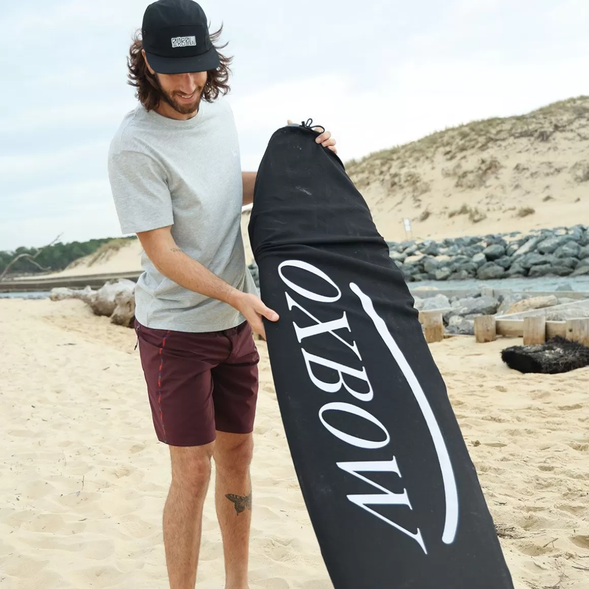OXBOW Surf sock FLECHI - Noir Black New