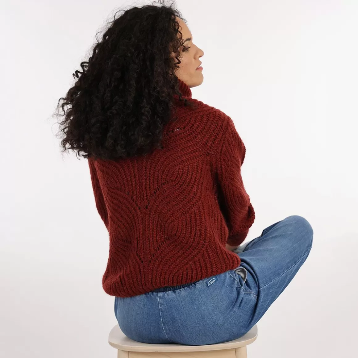 OXBOW Sweater PALLY - Grenat Fashion