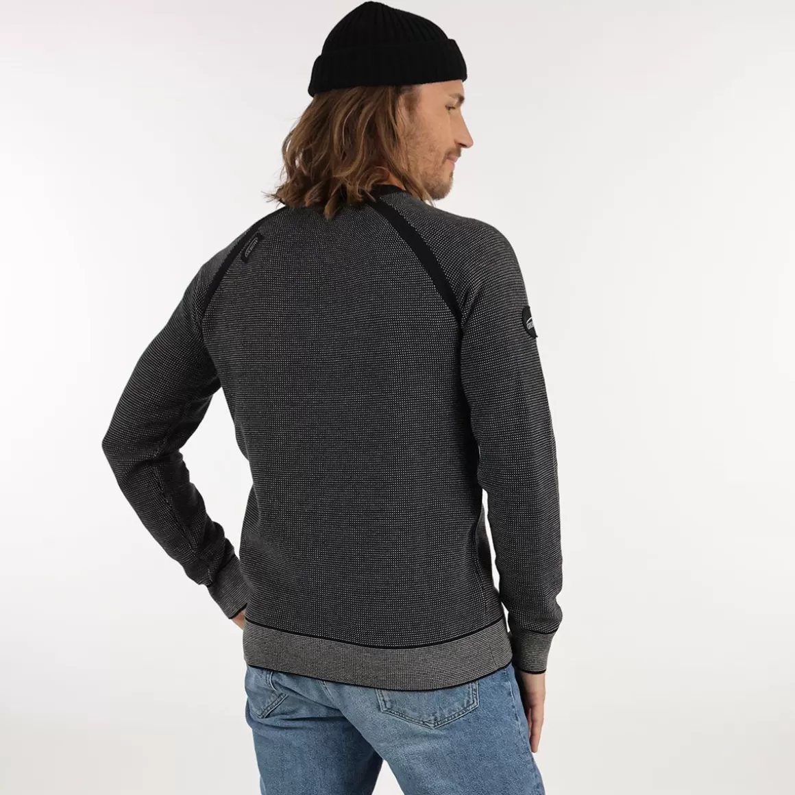 OXBOW Sweater PASTEIN - Noir Black Cheap