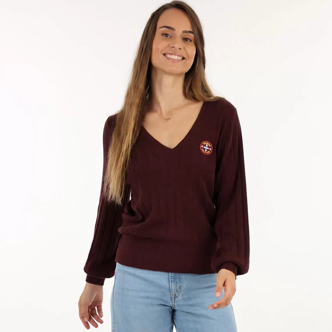 OXBOW Sweater PEGASE - Terre Brulée Terre Brulu00e9e Sale