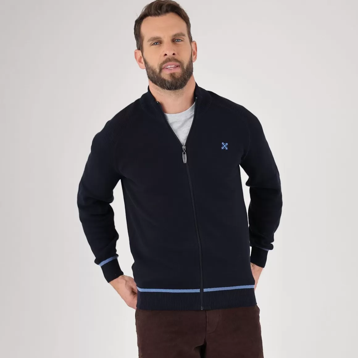 OXBOW Sweater PENETO - Deep Marine Hot