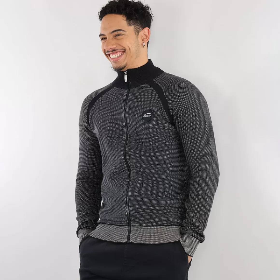 OXBOW Sweater PENRIK - Noir Black Online