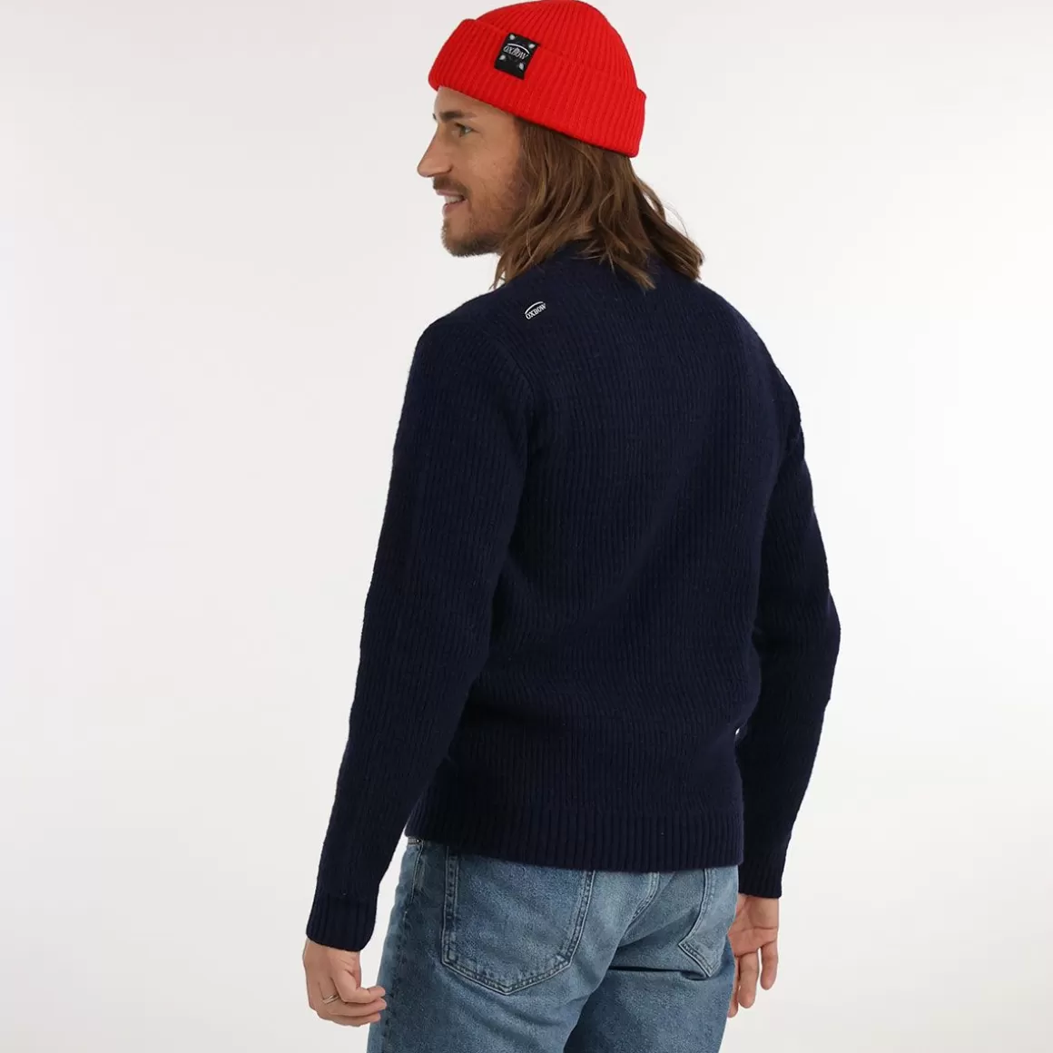OXBOW Sweater PERALF - Deep Marine Cheap