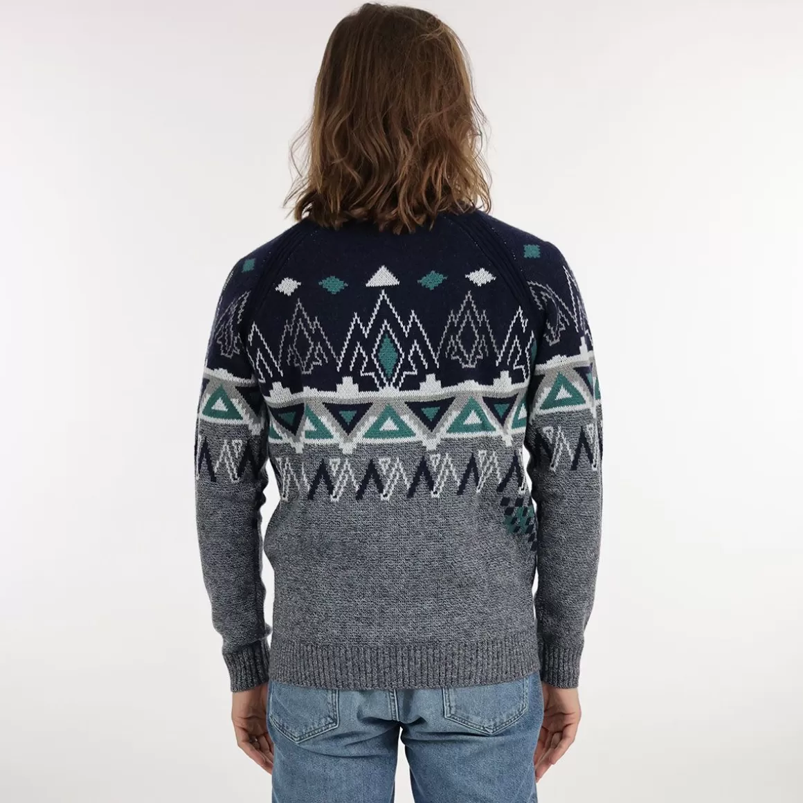 OXBOW Sweater PERMAG - Deep Marine Outlet