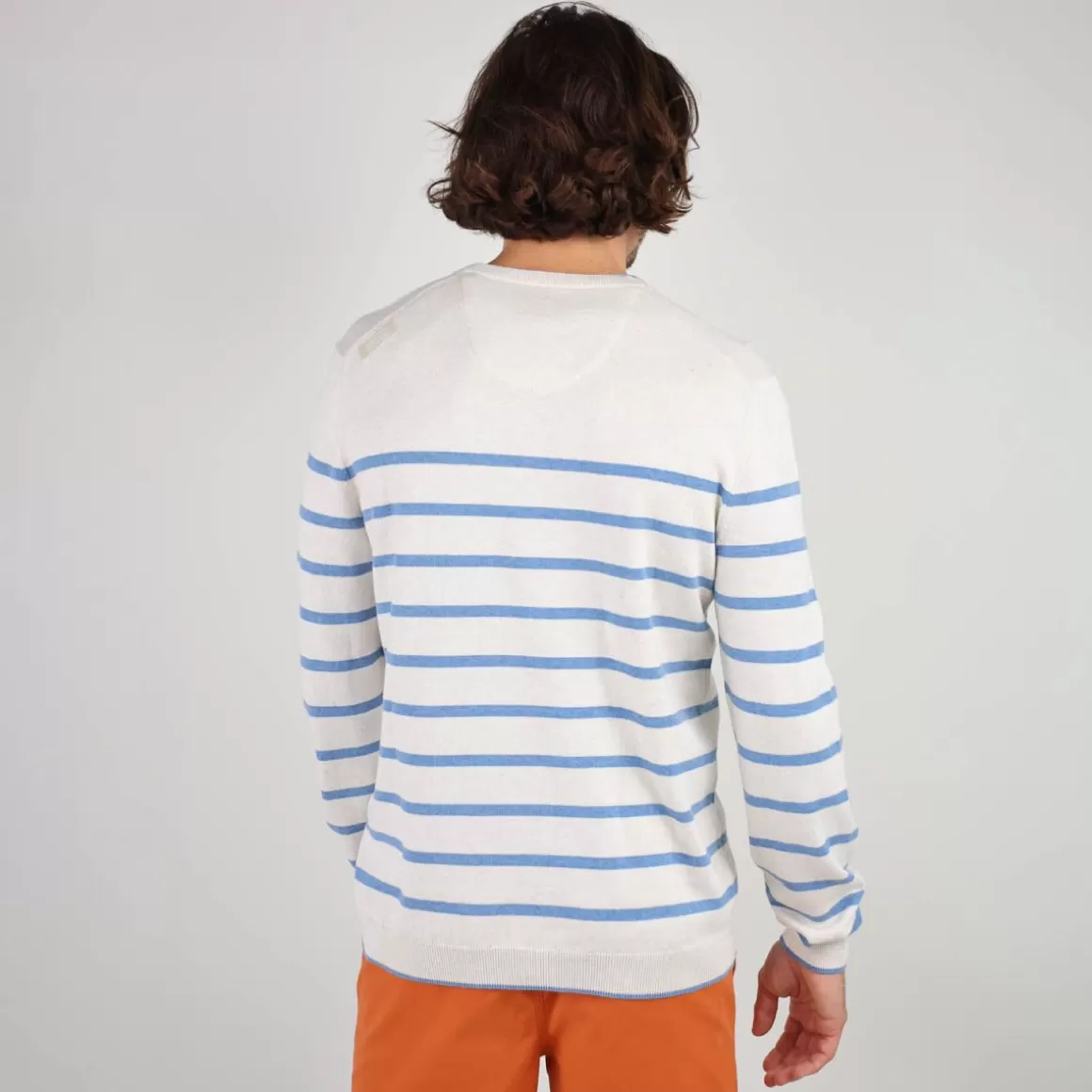 OXBOW Sweater PEROM - Sel Chiné Heather Salt New