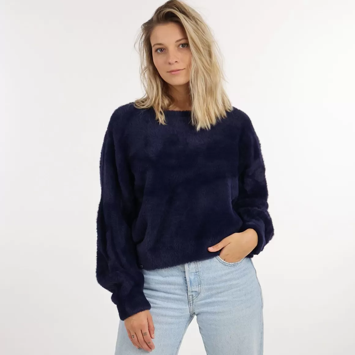 OXBOW Sweater PERSEPHONE - Navy Flash Sale