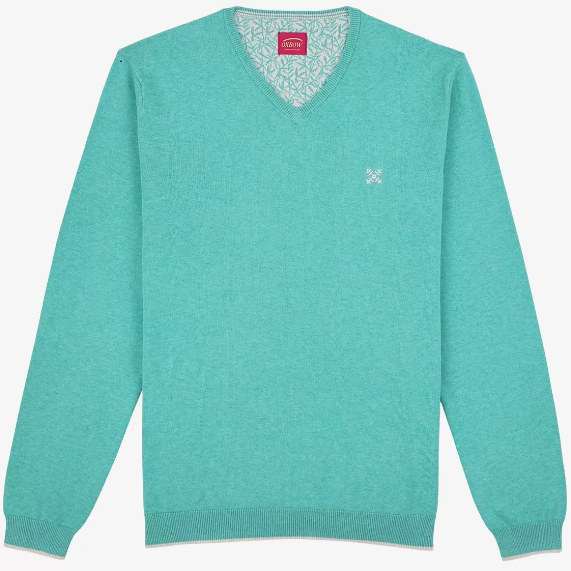 OXBOW Sweater PIVEGA - Heather Turquoise Hot
