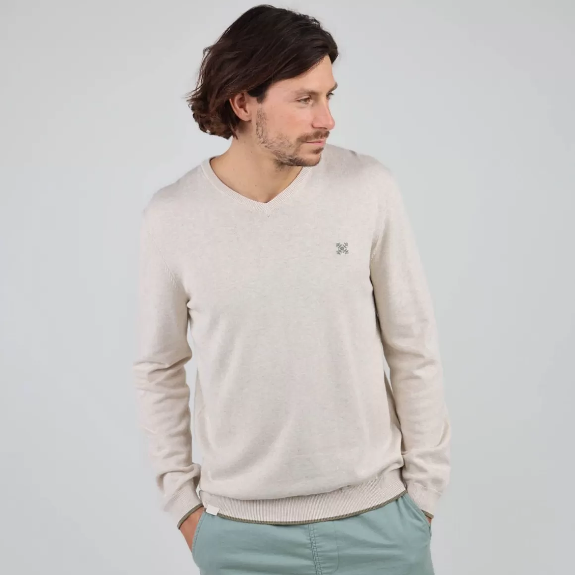 OXBOW Sweater PIVEGA - Vanilla Chiné Vanilla Chinu00e9 Hot